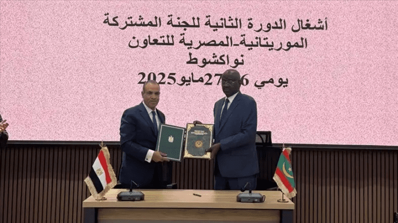 Signature d’une série d’accords et de mémorandums d’entente entre la Mauritanie et l’Egypte à l’issue des travaux de la commission mixte de coopération mauritano-égyptienne