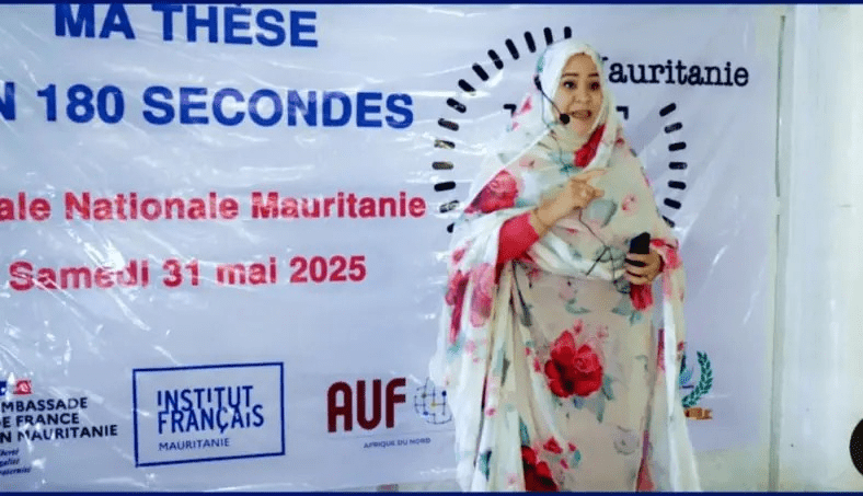 Une mauritanienne primée au concours « ma thèse en 180 secondes » organisé par l’AUF