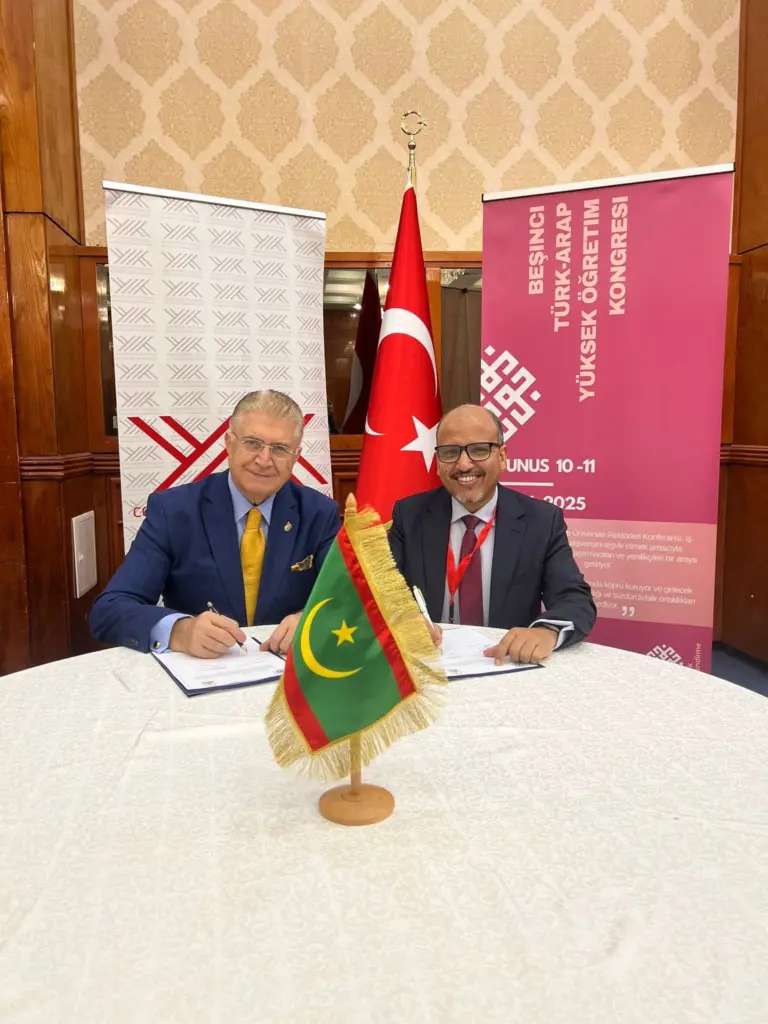 Signature de deux accords de coopération entre l’université des sciences islamiques d’Aioun et deux universités turques