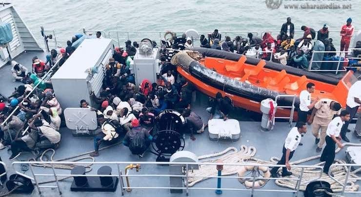 Des migrants clandestins sauvés en mer par la marine mauritanienne