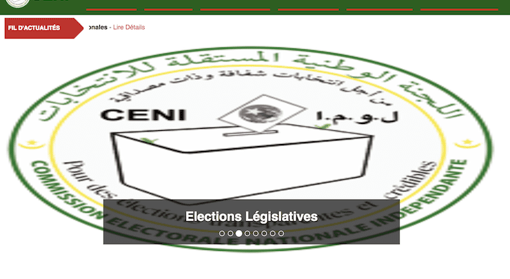 Les résultats provisoires des élections absents du site de la CENI