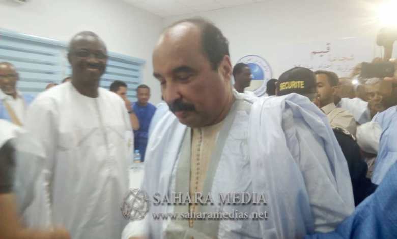 Mohamed O. Abdel Aziz a rencontré des hommes politiques le soutenant