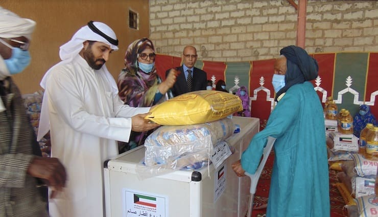 L’ambassade du Koweït à Nouakchott lance une opération de distribution « d’Iftar » à 1300 familles mauritaniennes