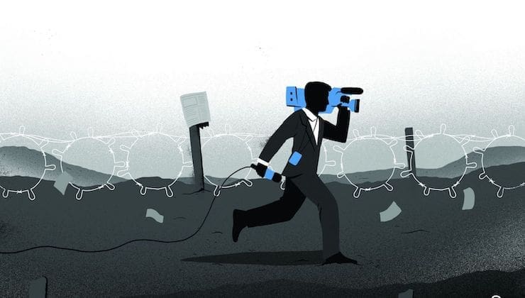 Les journalistes pris au piège en ce temps du coronavirus
