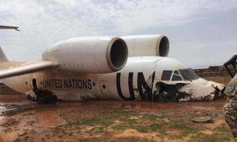 Mali : 11 blessés dans l’atterrissage forcé d’un petit avion de la mission onusienne