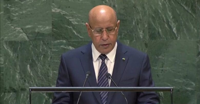Message de condoléances du président Ghazouani à son homologue libanais
