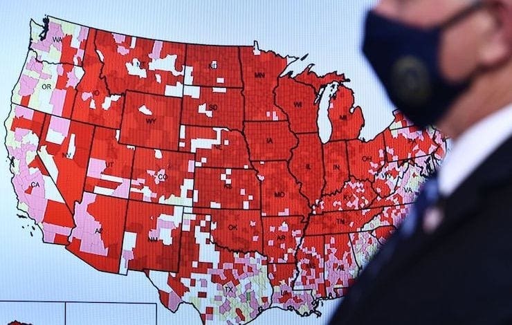 Selon les centres américains : le tiers de la population américaine a été affecté par le covid