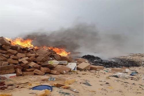 Nouadhibou : 27 tonnes de médicaments périmés ont été incinérés