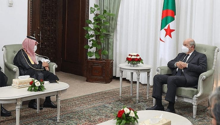 Emissaire saoudien au président algérien