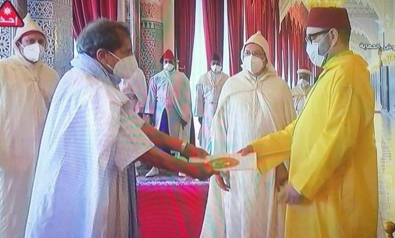 Le nouvel ambassadeur mauritanien au Maroc a présenté ses lettres de créance au Roi Mohamed VI