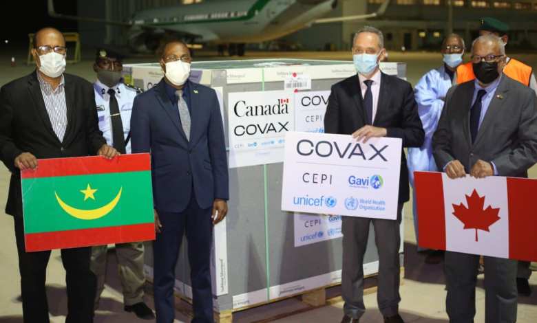 Plus de 20.000 doses de vaccins anti covid offertes à la Mauritanie par le Canada