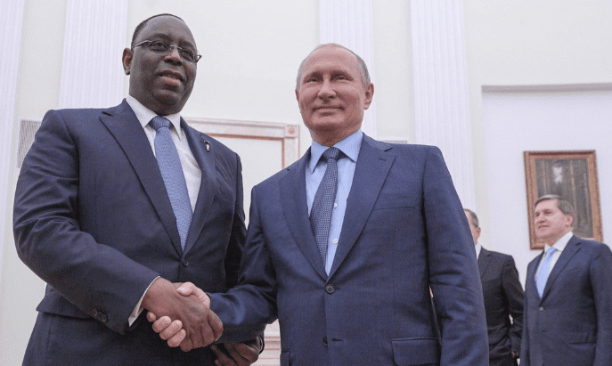 Le président de l’union africaine en visite en Russie à l’invitation du président Poutine