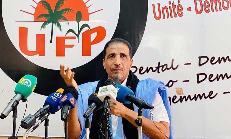 Le président de l’UFP : « l’annulation du dialogue national est un scandale du régime »