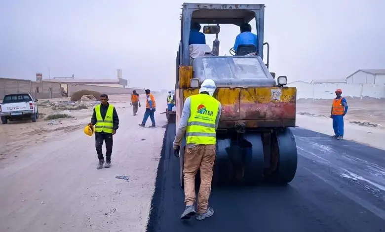 Travaux de réhabilitation du réseau routier en Adrar