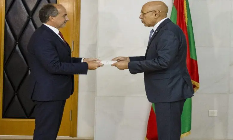 Le président de la république reçoit les lettres de créance du nouvel ambassadeur de France en Mauritanie