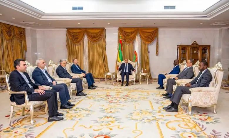 Le président mauritanien reçoit le ministre iranien des affaires étrangères