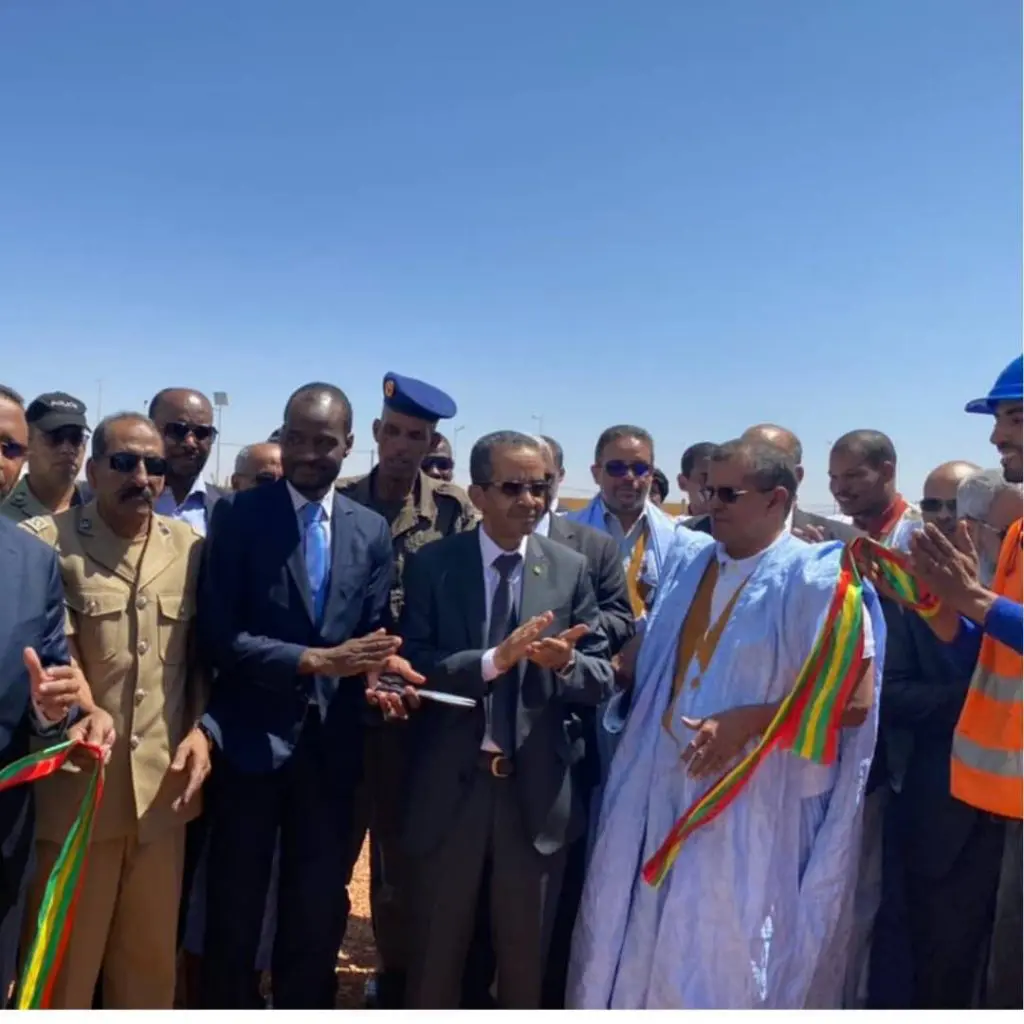 Inauguration d’une extension du réseau électrique à Akjoujt