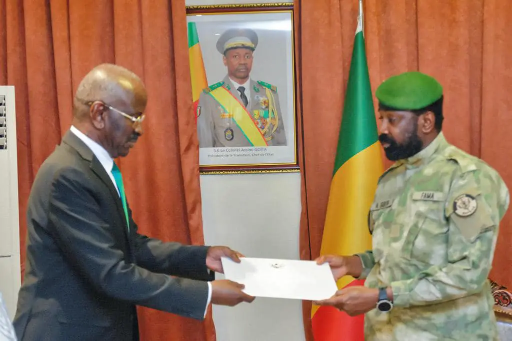 Emissaire du président mauritanien au chef de la transition militaire malienne