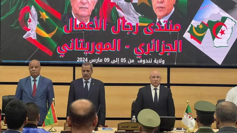 Forum des hommes d’affaires mauritaniens et algériens à Tindouf