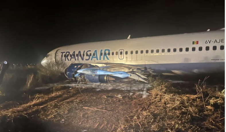 Sénégal : 11 blessés dont 4 grièvement après la sortie de piste d’un avion à l’aéroport Blaise Diagne