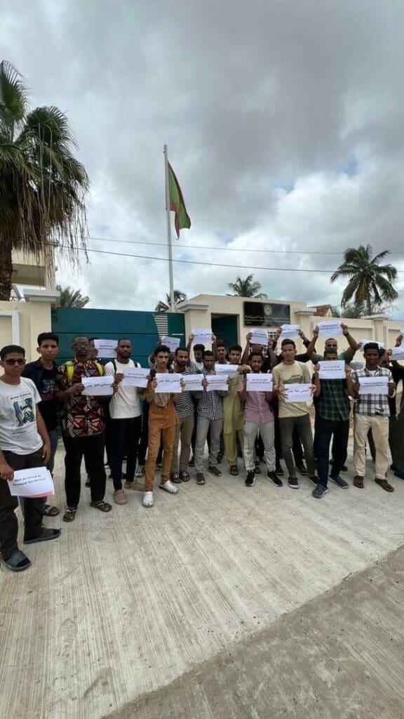 Sit-in des étudiants mauritaniens au Sénégal pour réclamer le paiement de leurs bourses