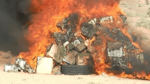 Incinération d’une quantité de drogues saisie à Nouakchott