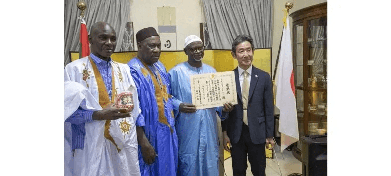 Haute distinction du Japon au maire de Sebkha