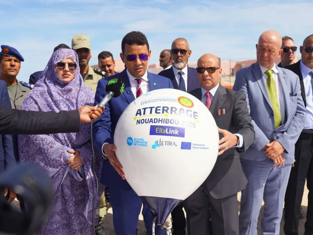 Mauritanie : achèvement de la pose du câble sous-marin « Alalink » sur les côtes de Nouadhibou