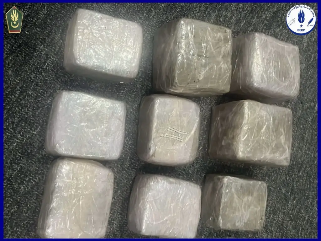 Saisie par la gendarmerie nationale au poste frontière du km 55 d’une quantité de drogue dissimulée dans un camion