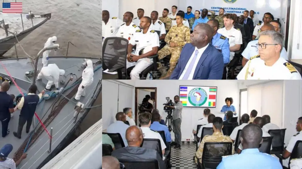 La marine mauritanienne a participé à des manœuvres destinées à renforcer la sécurité maritime dans le Golfe de Guinée aux côtés des forces américaines en Afrique