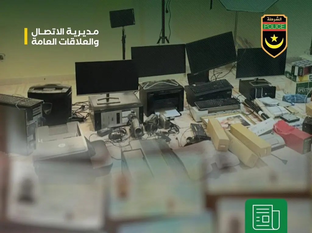 Un réseau de falsificateurs de documents démantelé par la police dans la moughata de Sebkha