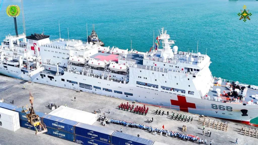 Un navire médical chinois en mission de 6 jours à Nouakchott pour dispenser des services gratuits à raison de 300 consultations par jour à bord