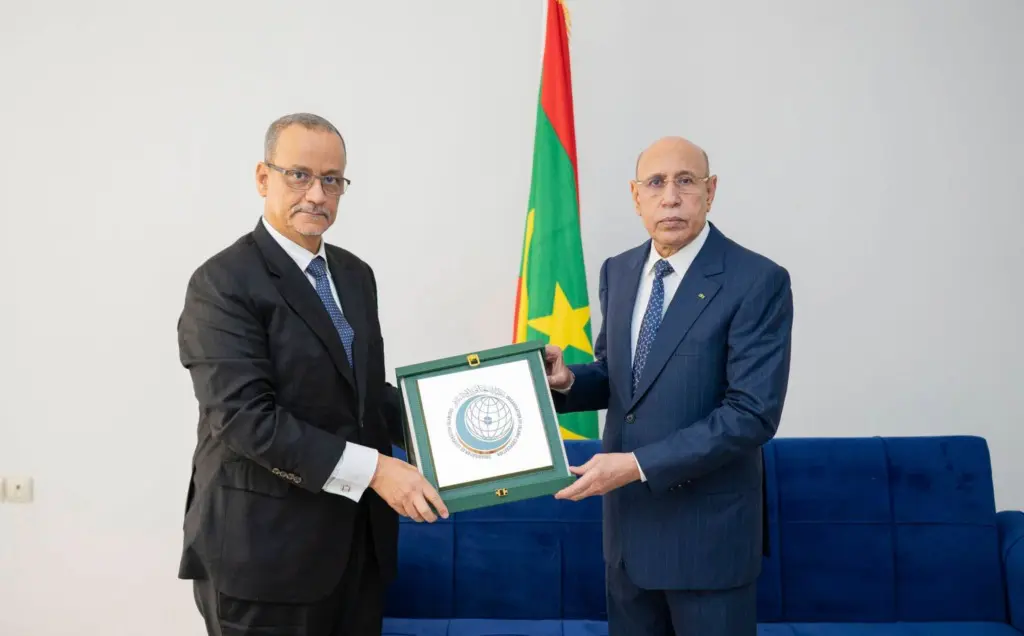 Le président Ghazouani a reçu sur son site de vacances en Assaba le secrétaire général élu de l’OCI