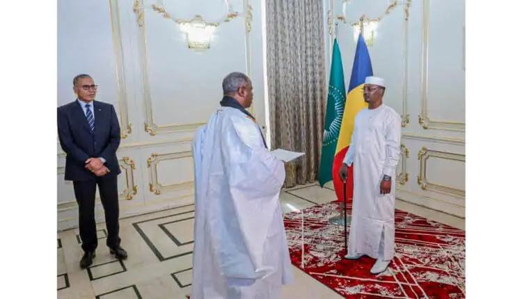 L’ambassadeur de Mauritanie au Tchad a rems ses lettres de créance au président Mohamed Idriss Deby Itno